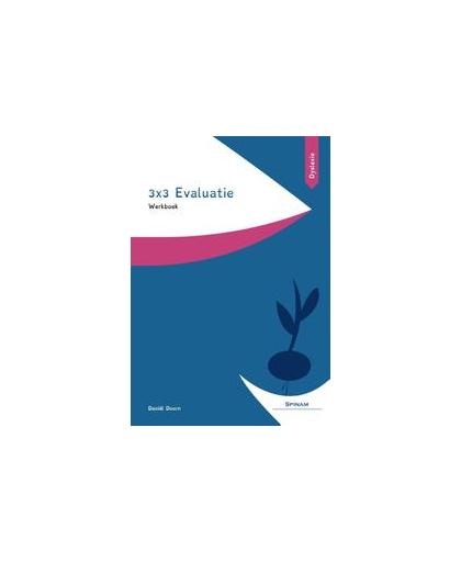 Werkboek 3x3 Evaluatie. een snelle evaluatie met een maximaal resultaat.Versie voor mensen met dyslexie, Doorn, Daniël, Paperback