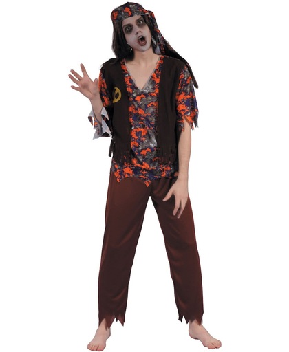 Hippie zombie kostuum voor mannen - Verkleedkleding - Maat L
