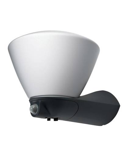 Buiten LED-wandlamp met bewegingsmelder 7 W Warm-wit Donkergrijs OSRAM EnduraÂ® Style Lantern Bowl Sensor 4058075032422
