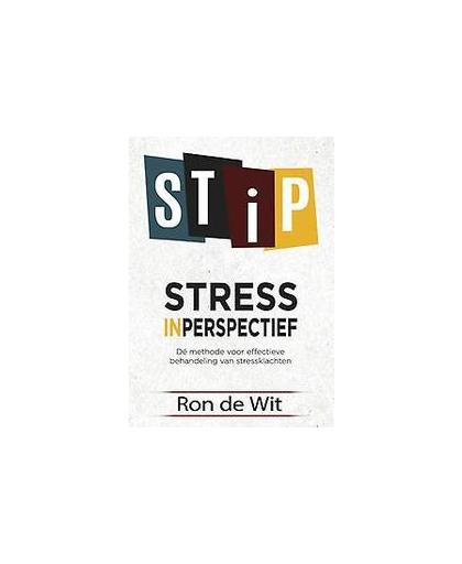 Stress in perspectief. stressreductie, als basis voor iedere hulpverlening, Ron de Wit, Paperback