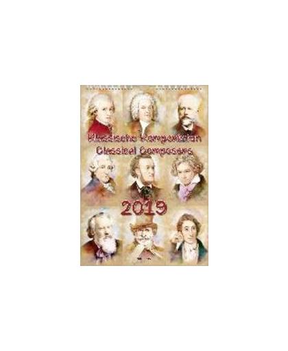 Komponisten-Kalender 2019. Klassische Komponisten. DIN-A-3. Classical Composers - Ein Musik-Kalender, Peter Bach jr., Paperback
