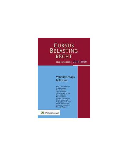 Studenteneditie Cursus Belastingrecht Vennootschapsbelasting 2018-2019. Paperback
