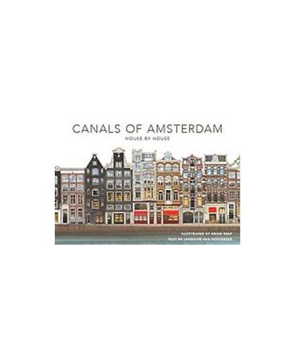The canals of Amsterdam - House by house. Van Oosterzee, Leonoor, Hardcover