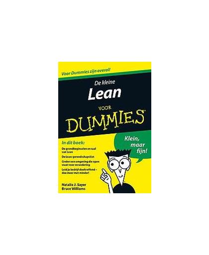 De kleine Lean voor Dummies. Williams, Bruce, Paperback