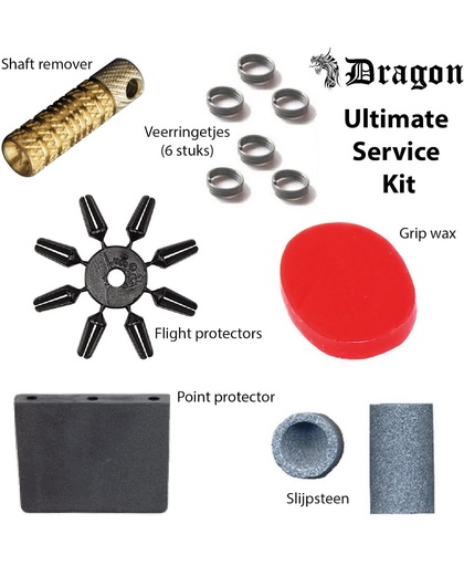 Dragon darts - Ultimate Darts Service Kit - Darts accessoires - tune up kit
