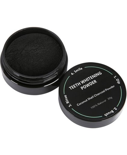 Teeth Whitening Mint Flavour Tandenbleker- Activated Organic Charcoal Powder