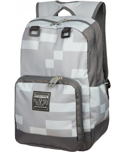 Minecraft Block Backpack Grey