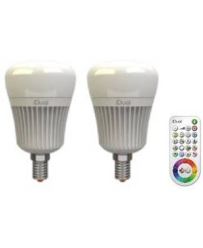 JEDI Lighting JE0143082 LED-lamp E14 Peer 7 W = 40 W RGBW Incl. afstandsbediening, Colorchanging, Dimbaar Energielabel A+ (A++ - E) 1 pack