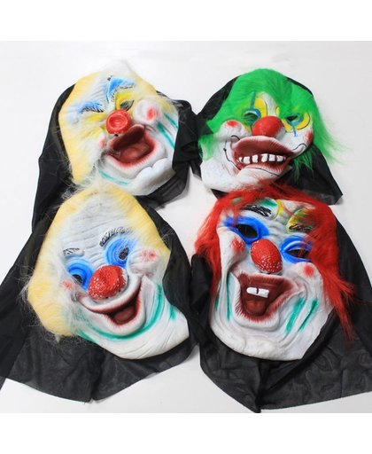 Scary Mask - Scary Clowns - Set of 4