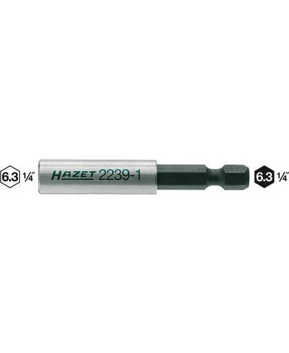 Hazet 2239-1 verbindingsgedeelte lengte: aandrijving: E 6.3, DIN 3126 voor 1/4 inch bits