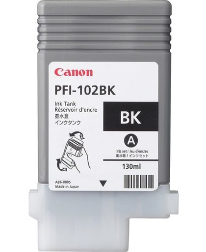 Canon PFI-102BK 130ml Zwart inktcartridge