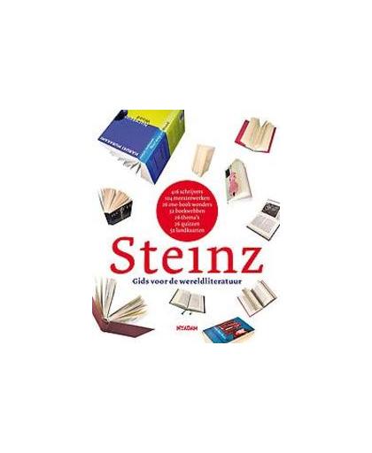 Steinz. gids voor de wereldliteratuur in 416 schrijvers, 104 meesterwerken, 26 one-book wonders, 52 boekwebben, 26 thema's, 26 quizzen en 52 landkaarten, Steinz, Pieter, Paperback