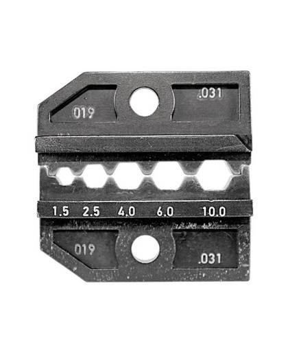 Krimpinzet OngeÃ¯soleerde kabelschoenen, OngeÃ¯soleerde verbinders 1.5 tot 10 mmÂ² Rennsteig Werkzeuge 624 031 3 0 Geschikt voor merk Rennsteig Werkzeuge PEW 12