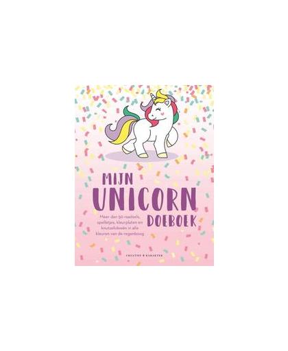 Mijn unicorn-doeboek. Meer dan 50 raadsels, spelletjes, kleurplaten en knutselideeën in alle kleuren van de regenboog, Paperback