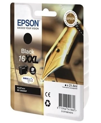 Epson C13T16814022 inktcartridge Zwart 21,6 ml 1000 pagina's