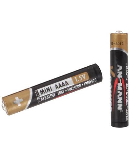 Ansmann X-Power Speciale batterij AAAA (mini) Alkaline 1.5 V 2 stuks
