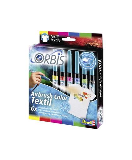 Textiel patronen Orbis Rood, Geel, Blauw, Zwart, Groen, Roze Patronen 1 pack