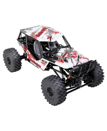 Reely Hiker SFX 1:18 Brushed RC auto Elektro Crawler 4WD RTR 2,4 GHz Incl. soundmodule, Incl. accu en lader