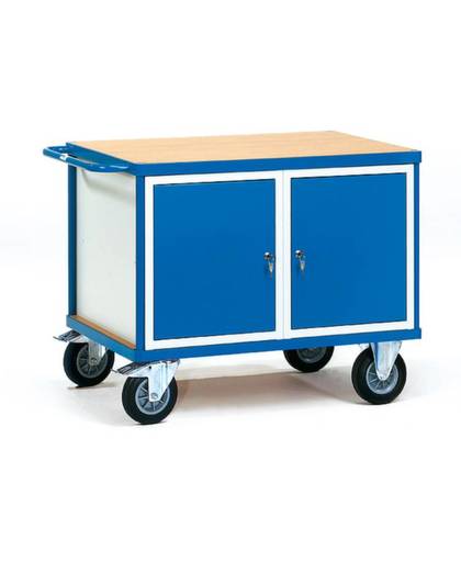 Fetra 2475 Tafel en kabinetwagen Staal Poedercoating Laadvermogen (max.): 500 kg