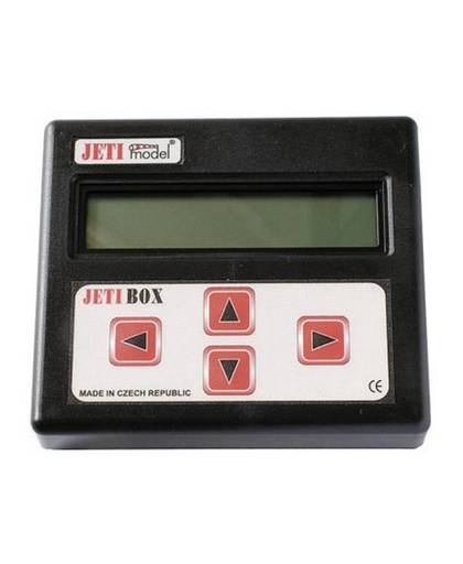 Jeti Programmeerbox Geschikt voor: MasterBasic-Regler Serie, MasterSpin-Regler Serie, JETI Spin-Regler Serie, JETI Duplex-Regler Serie