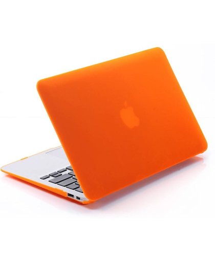 Matte hardcase hoes MacBook Air 13 inch oranje