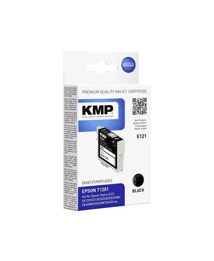 KMP Inkt vervangt Epson T1281 Compatibel Zwart E121 1616,0001