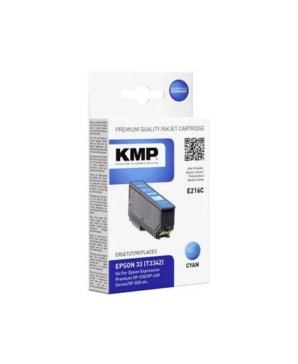 KMP Inkt vervangt Epson T3342, 33 Compatibel Cyaan E216C 1633,4803