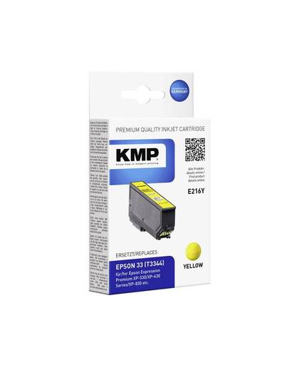 KMP Inkt vervangt Epson T3344, 33 Compatibel Geel E216Y 1633,4809