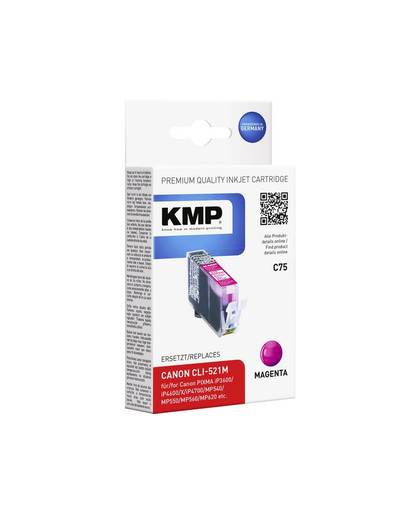 KMP Inkt vervangt Canon CLI-521 Compatibel Magenta C75 1510,0006
