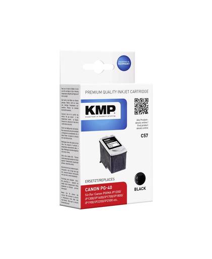 KMP Inkt vervangt Canon PG-40 Compatibel Zwart C57 1500,4001