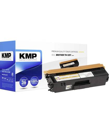 KMP Compatibel Tonercassette B-T41 vervangt Brother TN-325Y, TN325Y Geel