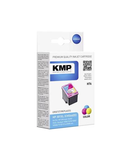 KMP Inkt vervangt HP 301, 301XL Compatibel Cyaan, Magenta, Geel H76 1720,4030