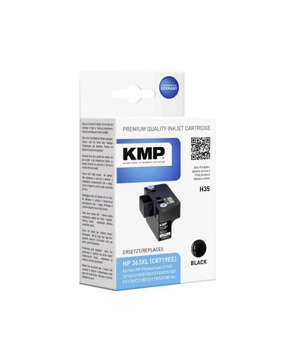 KMP Inkt vervangt HP 363 Compatibel Zwart H35 1700,0001