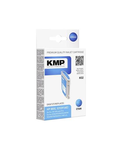 KMP Inkt vervangt HP 88 Compatibel Cyaan H32 1704,4913