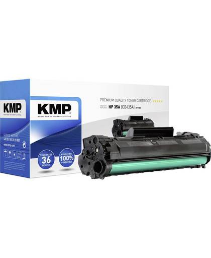 KMP Tonercassette vervangt HP 35A, CB435A Compatibel Zwart 1500 bladzijden H-T100