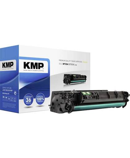 KMP Tonercassette vervangt HP 53X, Q7553X Compatibel Zwart 12000 bladzijden H-T88
