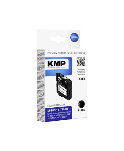 KMP Inkt vervangt Epson T1801, 18 Compatibel Zwart E158 1622,4801