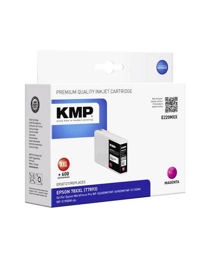 KMP Inkt vervangt Epson 78XXL, T7893 Compatibel Magenta E220MXX 1628,4206