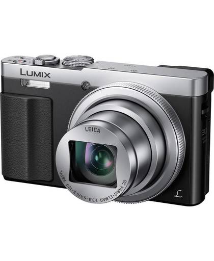 Panasonic DMC-TZ71EG-S Digitale camera 12.1 Mpix Zoom optisch: 30 x Zilver Behuizing (body), incl. accu WiFi