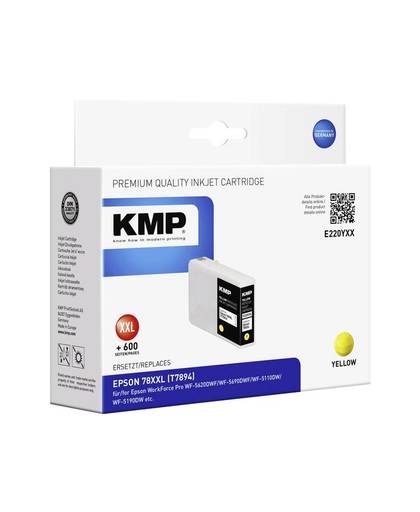 KMP Inkt vervangt Epson 78XXL, T7894 Compatibel Geel E220YXX 1628,4209