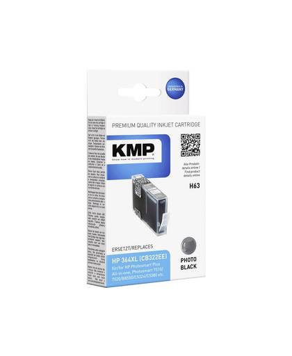 KMP Inkt vervangt HP 364, 364XL Compatibel Foto zwart H63 1713,0040