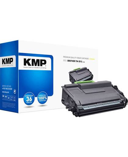 KMP Tonercassette vervangt Brother TN-3512, TN3512 Compatibel Zwart 12000 bladzijden B-T95