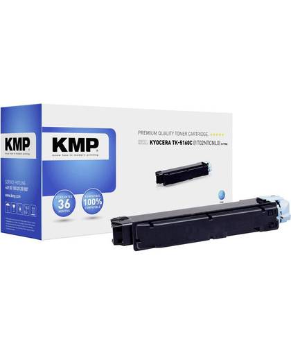 KMP Tonercassette vervangt Kyocera TK-5160C Compatibel Cyaan 12000 bladzijden K-T76C