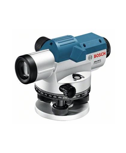 Bosch Professional GOL 20 G Optisch nivelleerinstrument Reikwijdte (max.): 60 m Optische vergroting (max.): 20 x Kalibratie conform: Fabrieksstandaard (zonder