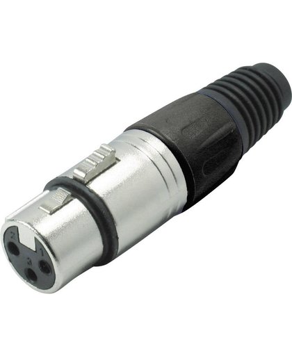 S-Impuls XLR 3-pins connector (v) / plastic trekontlasting - grijs/zwart