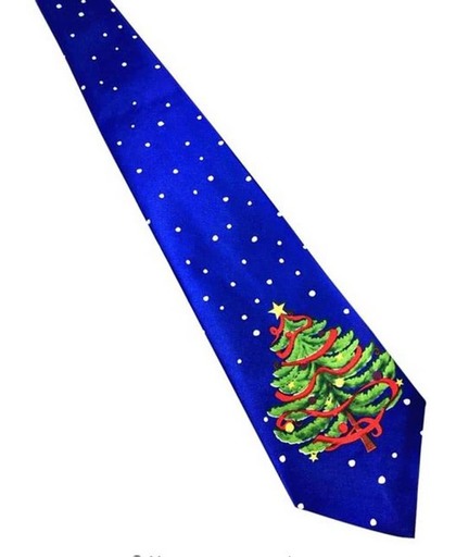 Kerst stropdas – Merry Christmas and a Happy New Tie Nr.1 – Men Christmas Tie