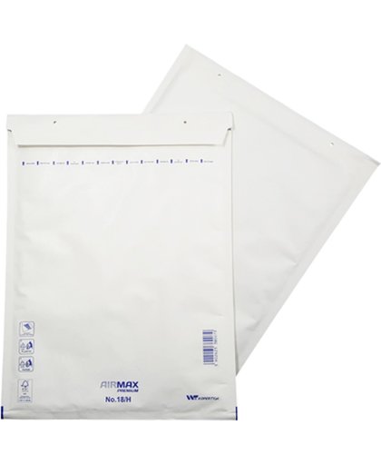 100 stuks - Luchtkussen enveloppen H (Bubbeltjes envelop H/18) 270 x 360 mm