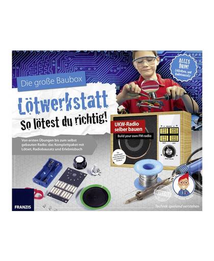 Bouwpakket Franzis Verlag Der kleine Hacker Baubox LÃ¶twerkstatt 978-3-645-65352-7 vanaf 14 jaar