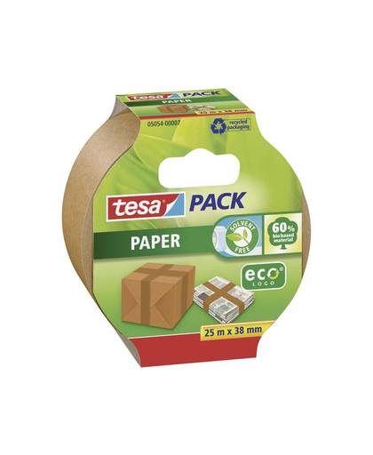 Pakband tesapack Paper ecoLogo Bruin (l x b) 25 m x 38 mm tesa 05054-07-01 1 rollen