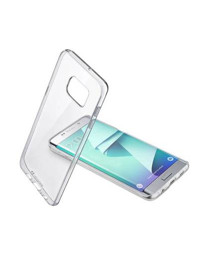 Cellularline Clear Duo GSM backcover Geschikt voor model (GSMs): Samsung Galaxy S7 Edge Transparant